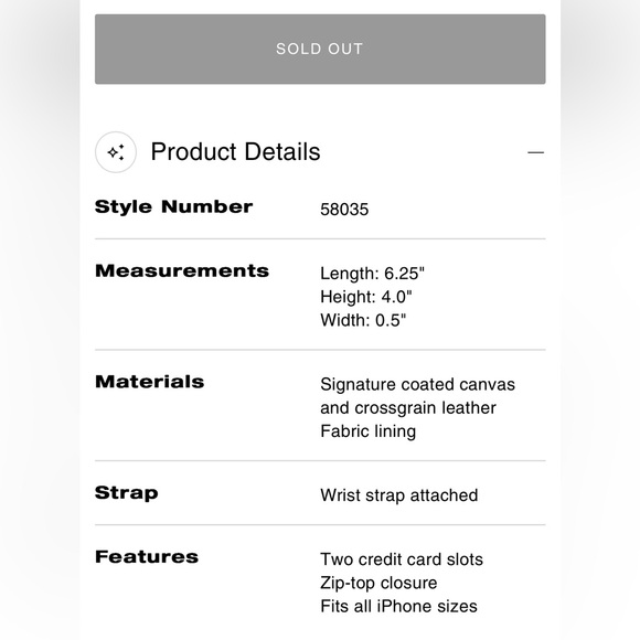 NWT Coach Brown and Red Wristlet in the gift box - Picture 10 of 10